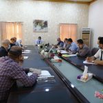 The President of Al-Karkh University of Science meets with the chairs of the committees of the second international scientific conference of the university