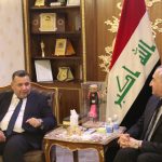 The Chancellor of Al-Karkh University of Science meets the Ministry Deputy of Health and Environment